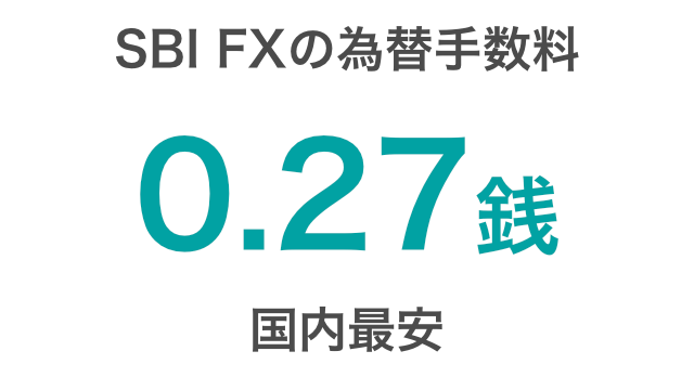 SBI証券のFXでドル転すると、米国株為替手数料を国内最安(0.27銭)にできる
